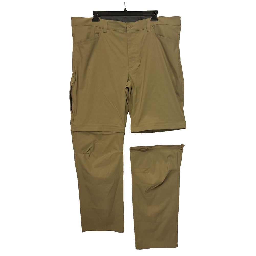 Eddie Bauer Mens‎ Tech Hiking Pants Size 40 x 32 Stretch Fishing Travel Khaki